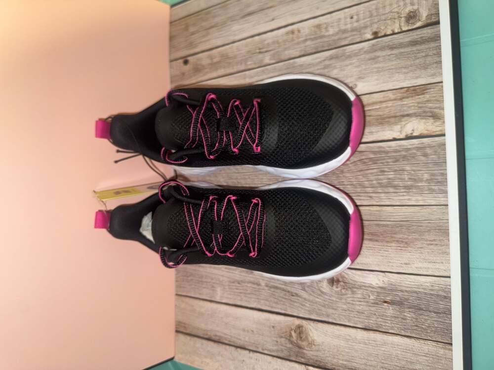 All in Motion Kids' Camren Performance Sneakers Black/Pink Size 13